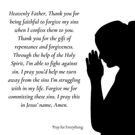 simple prayer of repentance